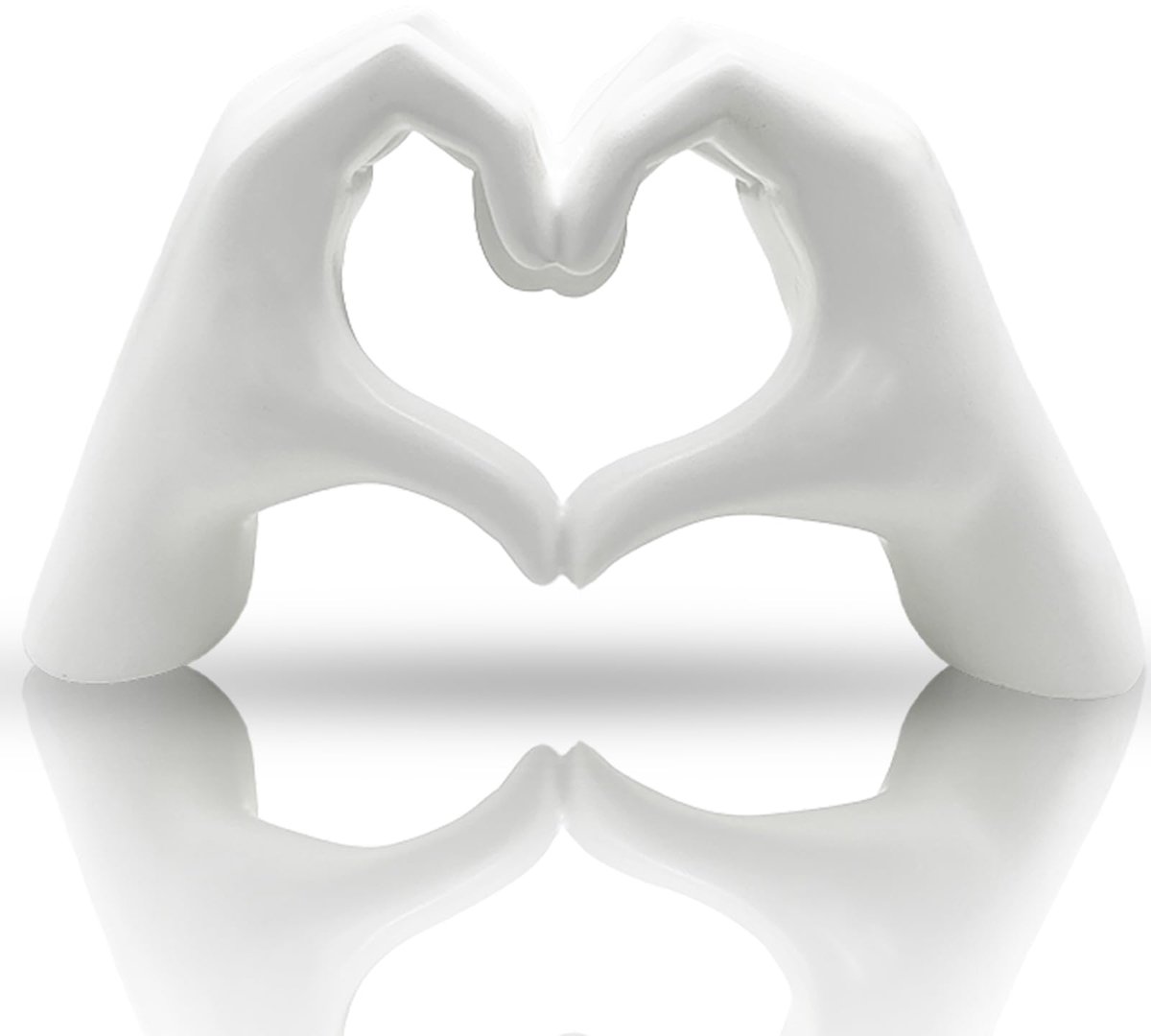 Love Hand beeld (wit)