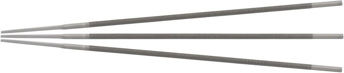 Kettingzaag Vijlen - Zaagvijlen - Ketting Onderhoud - Gehard Staal - 3 Stuks 5.5mm - Grijs
