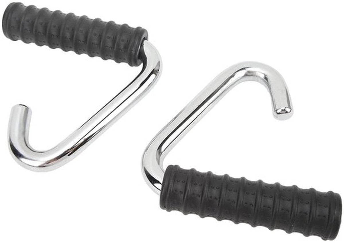Pull-Up Stang - C-Vormige Handgrepen - Stalen Handgrepen - Comfortabele Grip - Universele Compatibiliteit - Verbeterde Fitness Bereik - Fitness Grepen