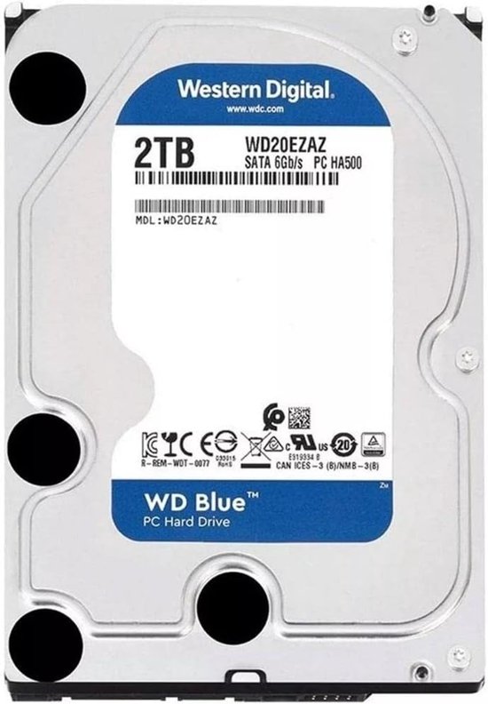 Interne Harde Schijf - Harde Schijf PC - Dagelijks Computergebruik - NoTouch Ramp Load - 2 TB - Blauw van Interne Harde Schijf — afbeelding 4