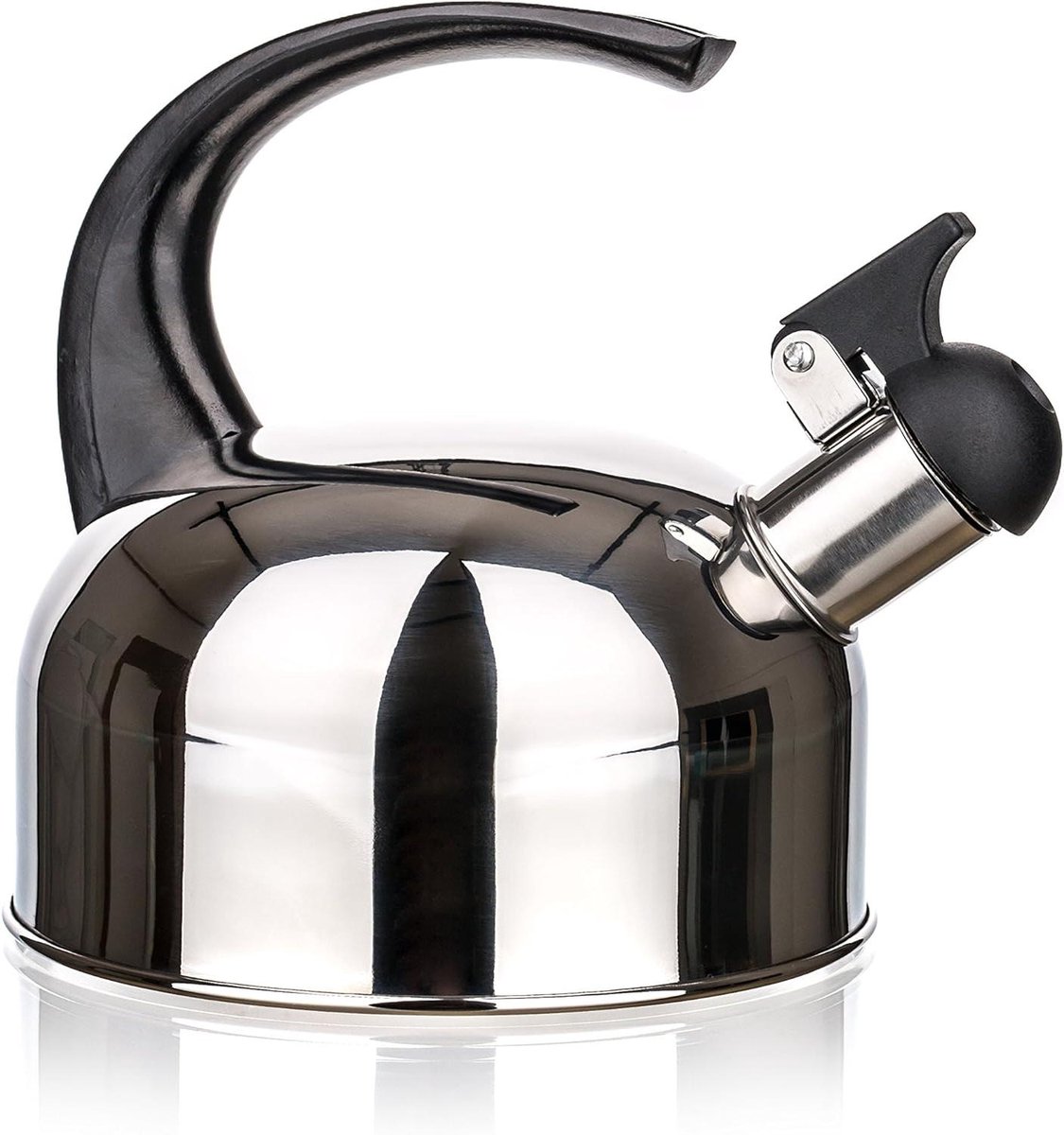 RVS Waterketel - Theeketel Fornuis - Water Koken - Inductie Geschikt - 13 liter - Zilver
