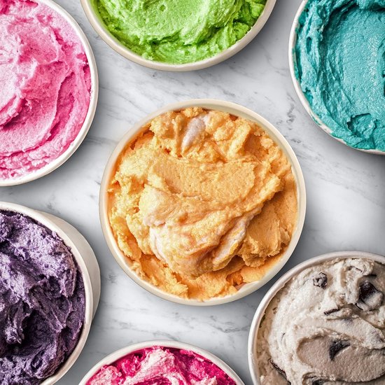 Set van 2 IJscontainers met Deksel - Perfect voor Zelfgemaakt IJs, Sorbet en Gelato - 1 Liter Capaciteit van Merkloos — afbeelding 2