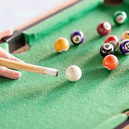 Kinder Keu - Billiard Stok - Oefenen Biljart - Comfortabele Grip - 50 cm - Houtkleur — afbeelding 4