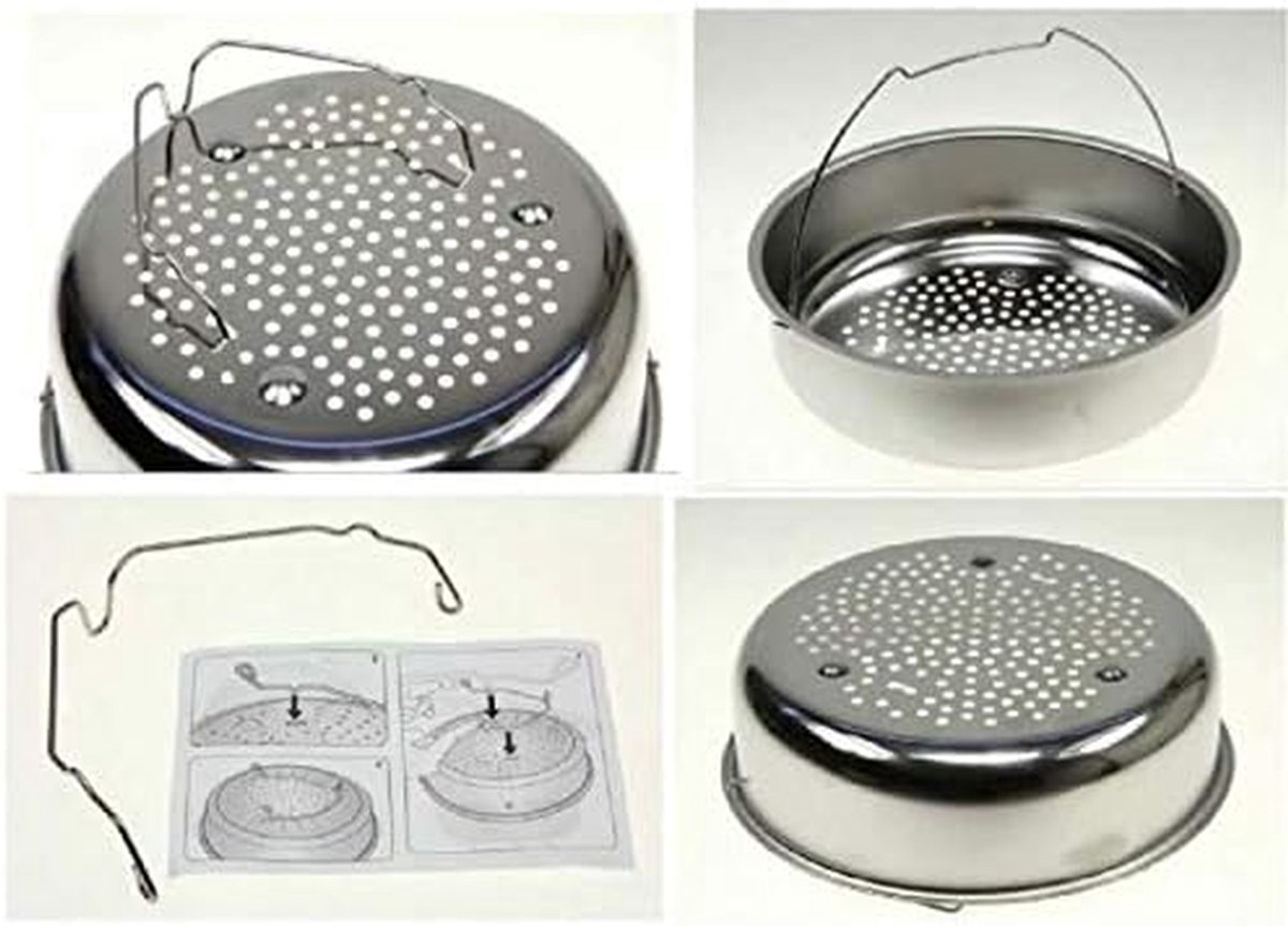 Snelkookpan Onderdelen - Reserveonderdelen Pan - Keuken Reparatie - Specifieke Pasvorm - Standaard Maat - Zilverkleurig