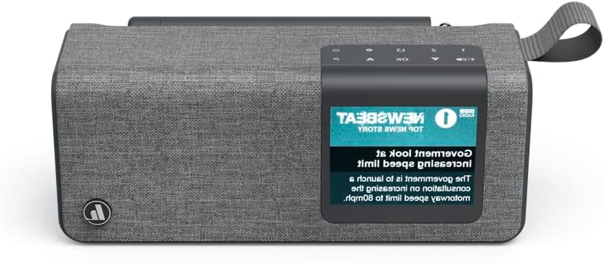 Draagbare Radio - Digitale Radio - Muziek Luisteren - Bluetooth Connectiviteit - Compact Formaat - Grijs