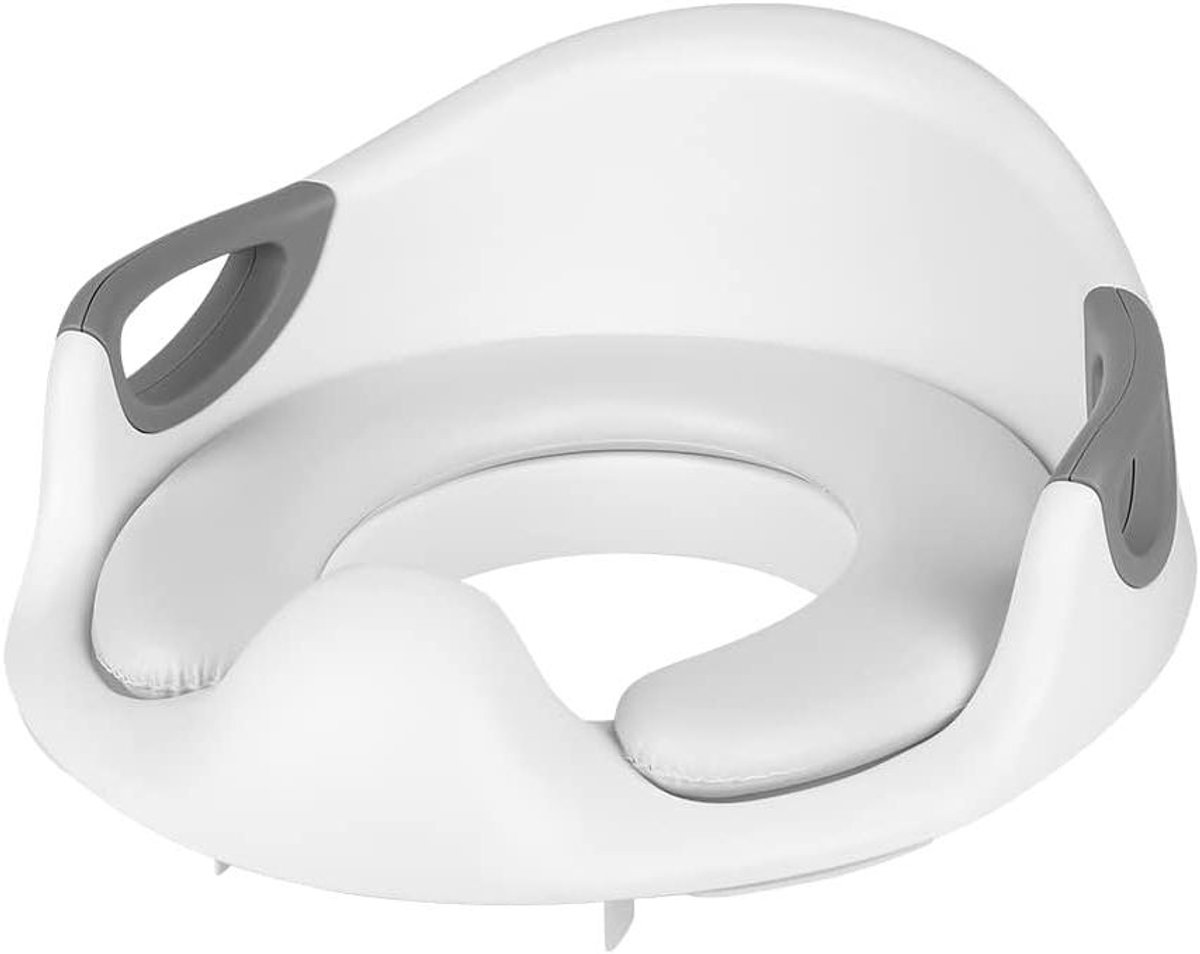 Kindertoiletbril - Potty trainer - Zindelijkheidstraining - Opvouwbaar en verstelbaar - 37 x 33 x 16 cm - Wit