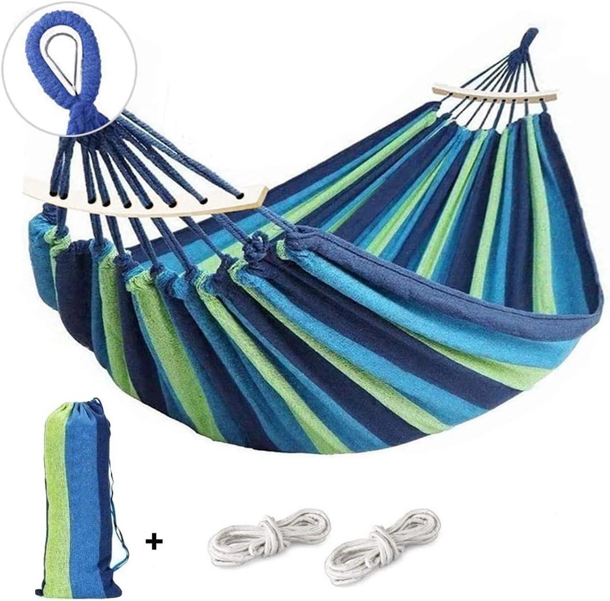 Hangmat met Spreidstokken - Outdoor Relax - Ontspannen Buiten - Hoge Draagkracht - 285 cm - Multicolor