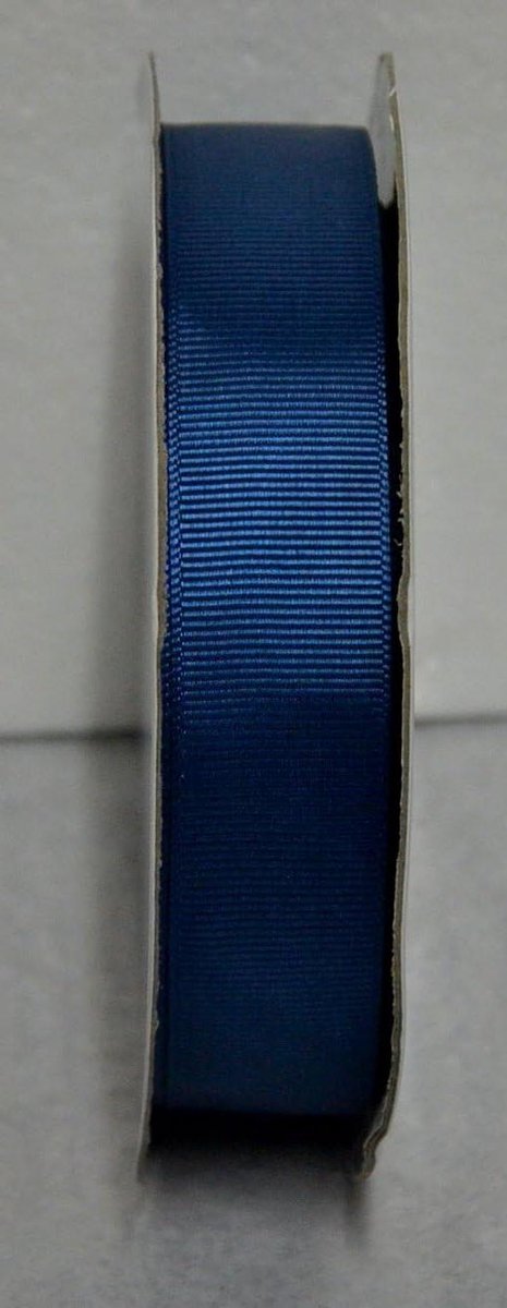 Grosgrain lint - Ripsband rol - Knutselen en naaien - Ruim assortiment - 50 meter - Blauw