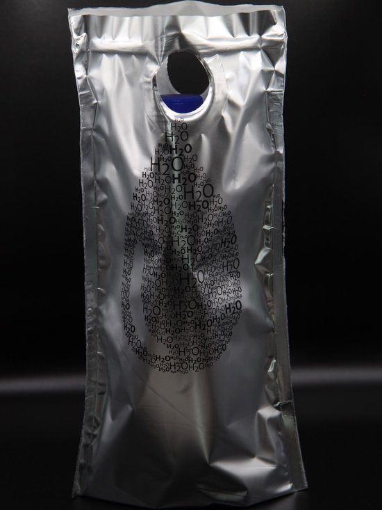 Cool BottleBag - Waterfles Koeltas - Isolerende Flessenkoeler - Herbruikbaar - Zilver van Cool — afbeelding 3