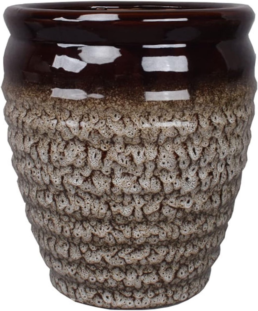 Pot Voor Kamerplanten Moderne Planter Keramiek Bloempot Planter met Drainage Gaten - High-Fired Glazed Frost-Resistant Finish - Outdoor/Indoor for alle kamerplanten, bloemen Decoratieve Plantenpotten(