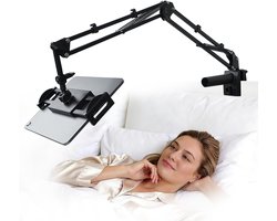 Ipad-Houder Voor In Bed - Tablethouder Voor In Bed - Opvouwbare Standaard - 360° Draaibare Tablethouder Voor Op Het Bureau - Voor Smartphones En Tablets Van 3,5 Tot 10,6 Inch