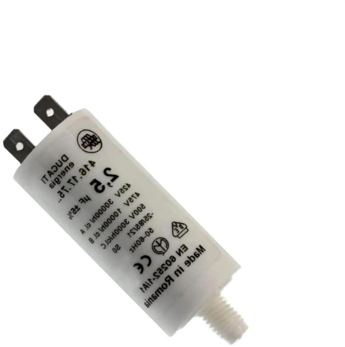 Startcondensator Motor - Motorcondensator Condensator - Motor Starten - Universele Toepassing - 2.5 µF 450 V - Niet van toepassing
