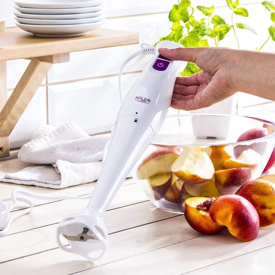 Handmixer - Mixer Keuken - Cake Mixen - Ergonomische Handgreep - 180 Watt - Wit — afbeelding 2