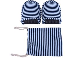 Herbruikbare, opvouwbare slippers met opbergtas voor op reis, in het vliegtuig, hotel, zakenreis, thuis, op kantoor of in de spa - zacht, ademend en duurzaam. 41-44