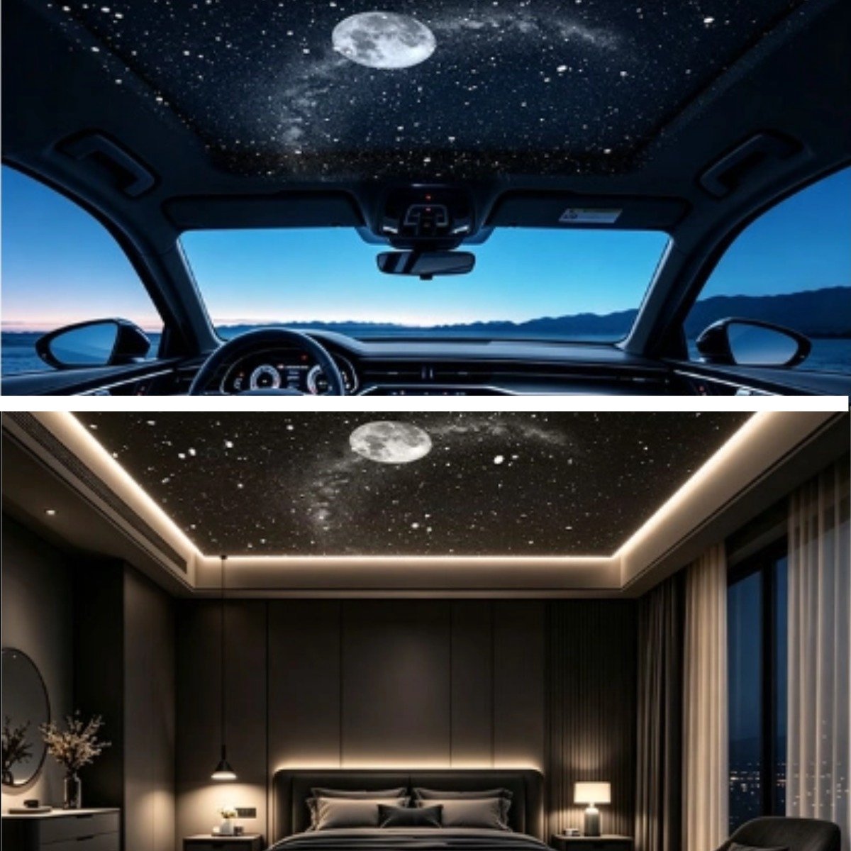 2-in-1 Projector - Sterrenprojector & Nachtlampje - met 12 Verwisselbare Films - HD - flexibele zwanenhals (360° draaibaar) - Plug-and-play - USB Aangedreven - draagbaar - Galaxy Lamp - voor slaapkamers, kinderkamers en gebruik in de auto – foto 7