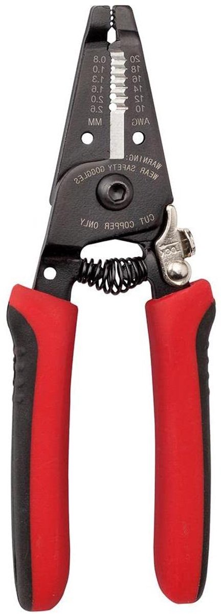 Draadstripper - Strippengereedschap - Snel Draad Strippen - Veerbelaste Actie - 150mm 10-20 AWG - Zwart