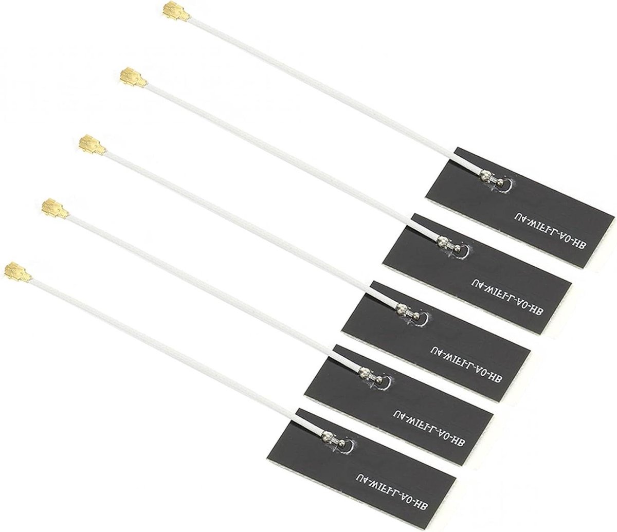 WiFi Antenne Set - Netwerk Antenne - Signaal Versterken - Dubbele Frequentie - 9 cm - Zwart