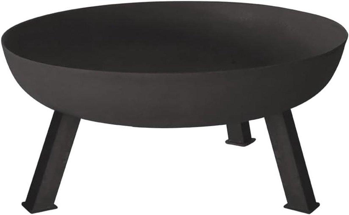 Vuurschaal - Buitenhaard Schaal - Terras Verwarmen - Duurzaam Gietijzer - Ø 100 cm - Zwart