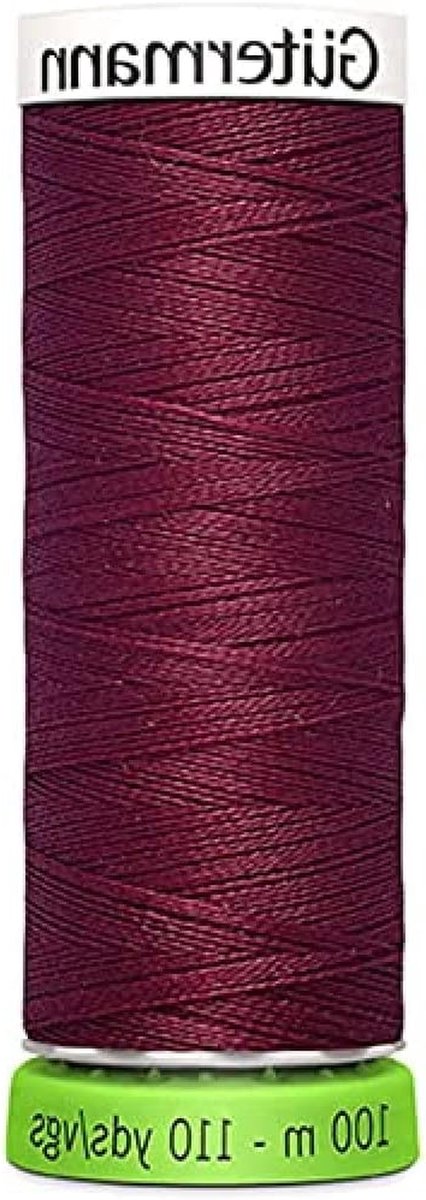 Naaigaren Polyester - Universeel Garen - Kleding Repareren - Gemaakt van Gerecycled Materiaal - 100 meter - Rood