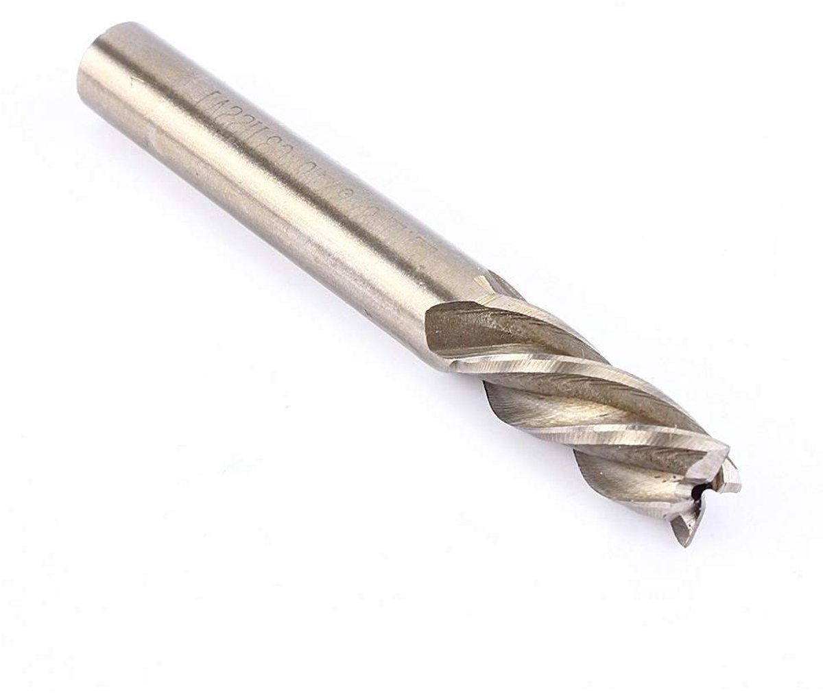 Frees HSS Staal - Metaalbewerking Frees - Metaal Frezen - 4 Snijvlakken - 8 mm - Zilver