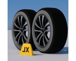 Textiele Sneeuwkettingen - Sneeuwsokken Auto - Veilig Rijden - EN 16662-1 Goedgekeurd - Maat XL - Zwart