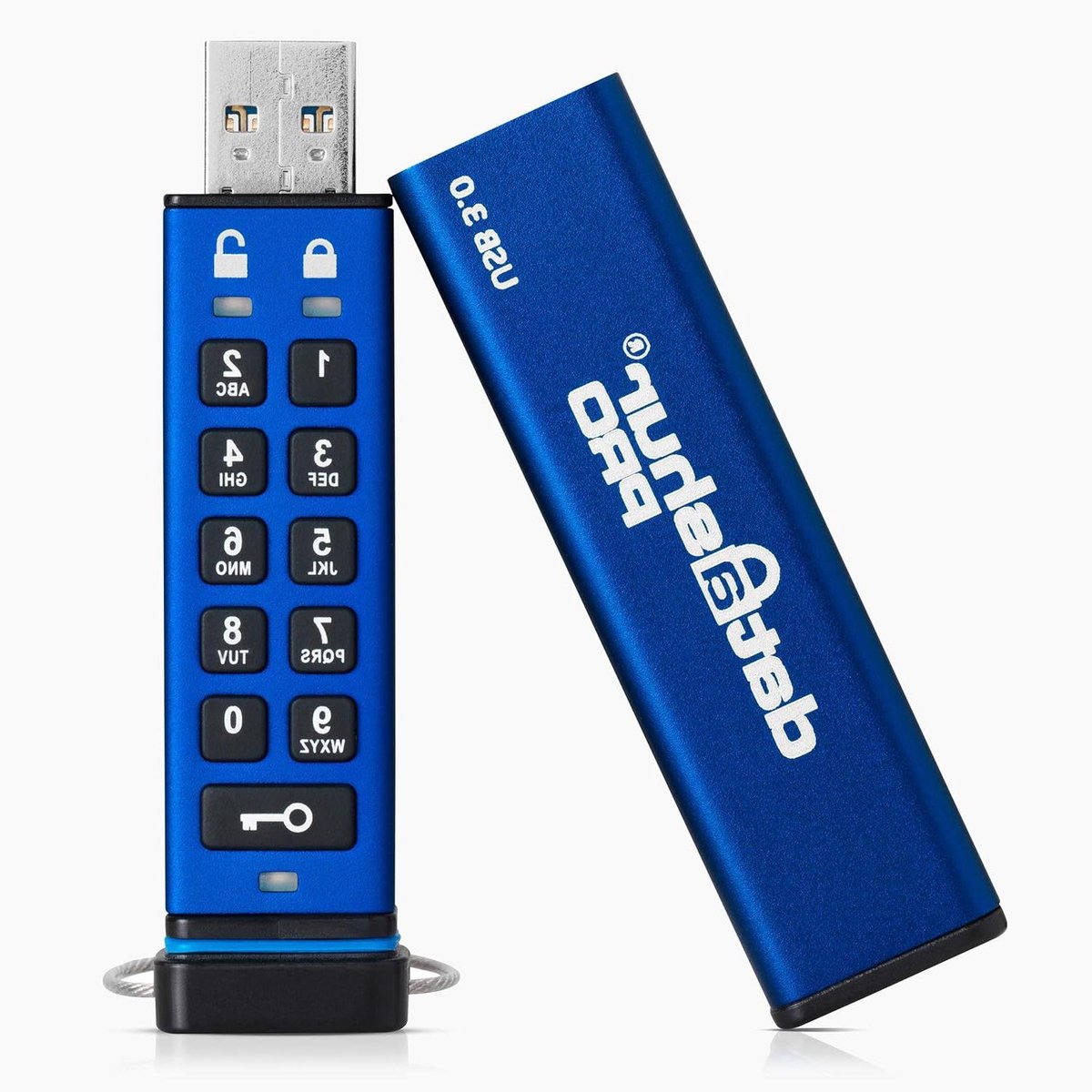 Versleutelde USB-stick - Beveiligde Geheugenstick - Digitale Assets Beschermen - PIN-Verifieerde Hardware Encryptie - 8 GB - Zwart