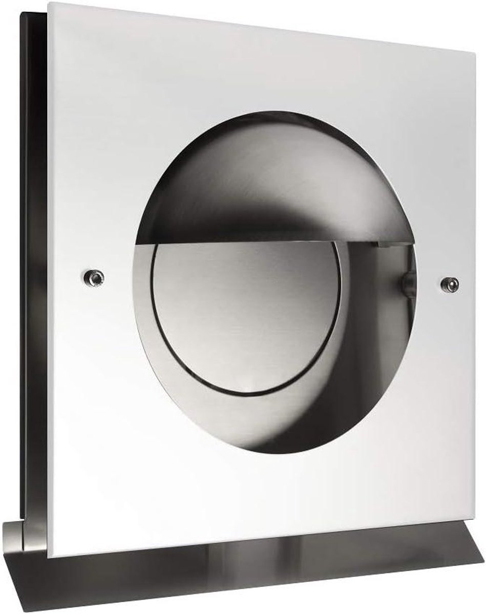 Afvoerluchtrooster - Overdrukrooster Buiten - Ventilatie Buiten - Geïntegreerde Terugslagklep - 150 mm - Wit