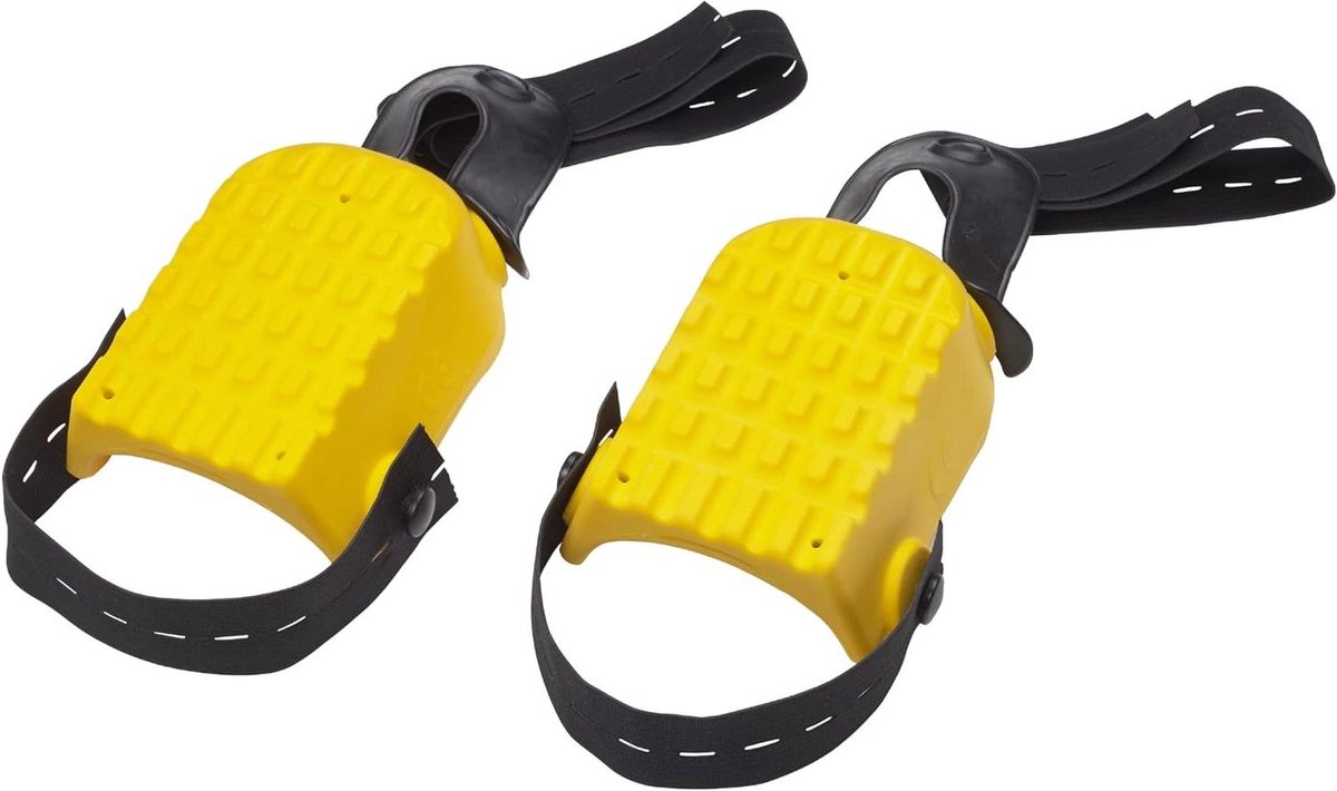 Kniebeschermers - Werkkussens Kniebescherming - Bescherming tijdens klussen - Volgens nieuwe DIN EN 14404 - 1 kg - Geel