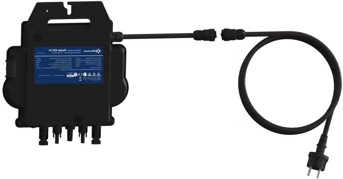 Micro Omvormer - Zonne-energie Inverter - Energie Opwekken - Geïntegreerde WiFi Bluetooth - 600 W - Wit