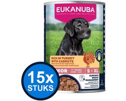 15x Eukanuba - Life Care Dog Wet Senior Turkey & carrot - Hondenvoer Natvoer - 400 g