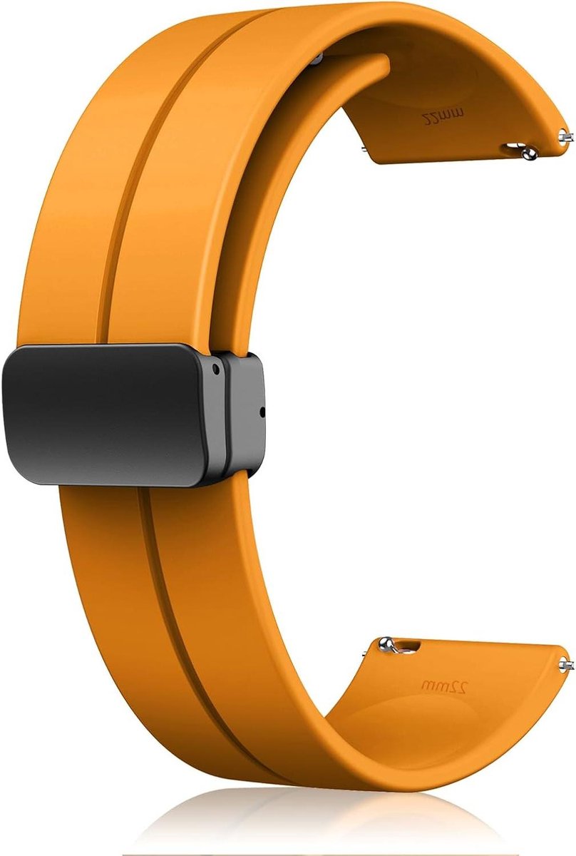 Silicone Armband - Vervangende Band - Dagelijks Gebruik - Magnetische Sluiting - 20 mm 130-190 mm - Diverse Kleuren