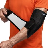Goodli Elleboog Brace Verstelbaar - One Size - Zwart - Tennisarm Brace voor Ondersteuning - Elbow Sleeve - Elleboog Bandage - Onderarm Brace