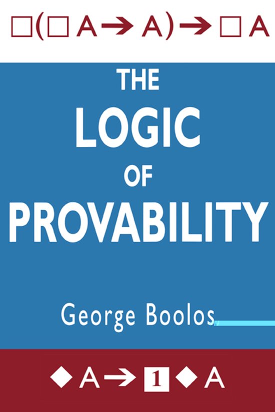 The Logic of Provability - cover