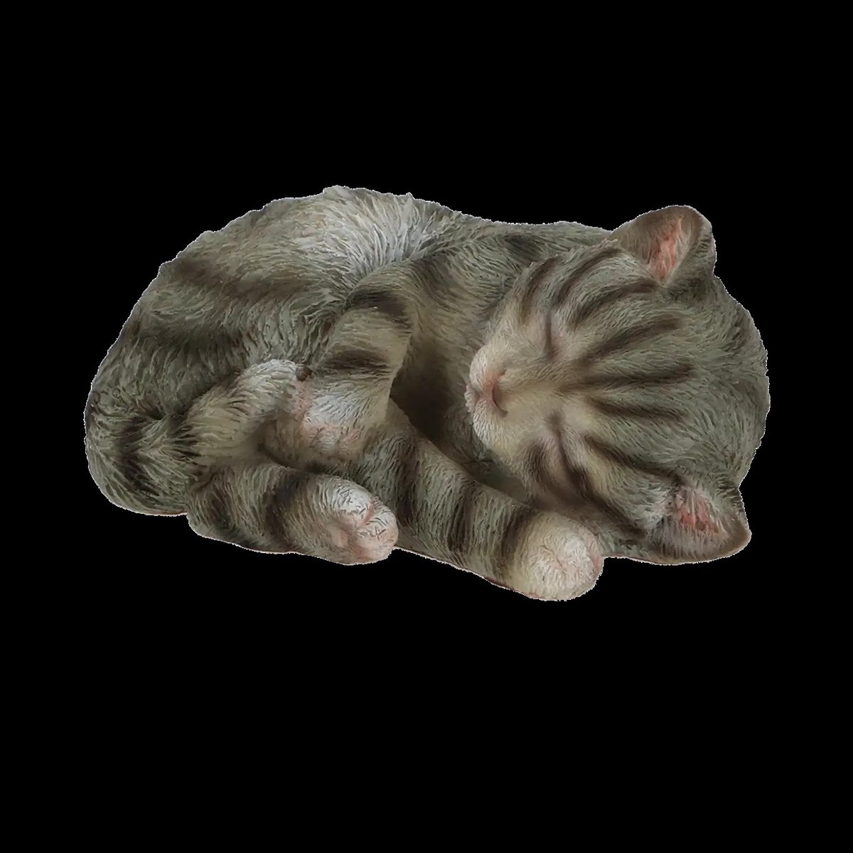 slapende kat,geschikt voor binnen en buiten decoratie