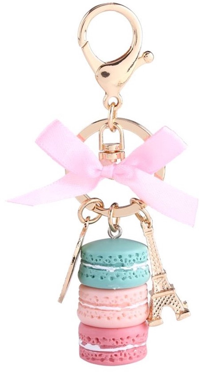 Onf3 - Macaron Sleutelhanger - Eiffeltoren Charm - Schattig en