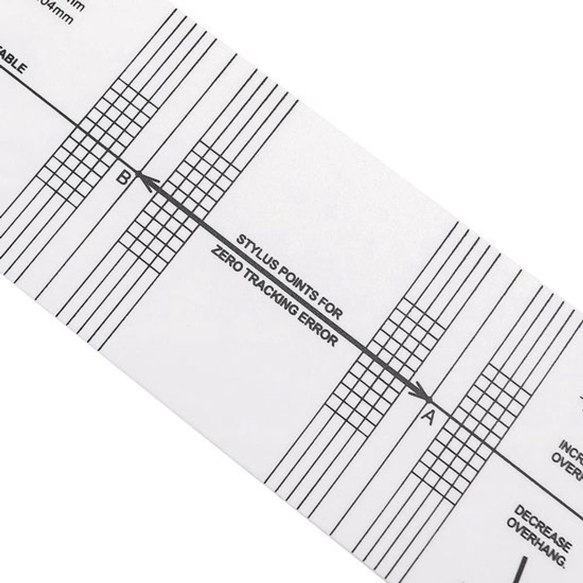 Allecto Plus - Cartridge Alignment Protractor voor Platenspeler