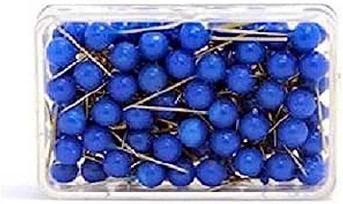Metalen Punten - Prikkers Decoratie - Documenten Bevestigen - Roestvrij Staal - 100 Stuks - Blauw