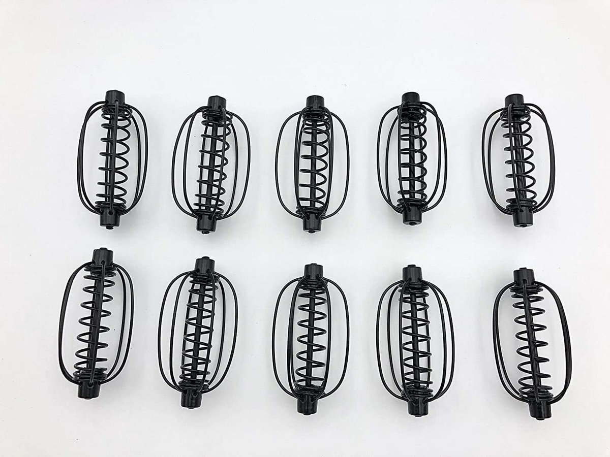 Vissen Feeders - Visgerei Lood - Karper Vissen - Aas Besparend - 10 stuks - Zwart