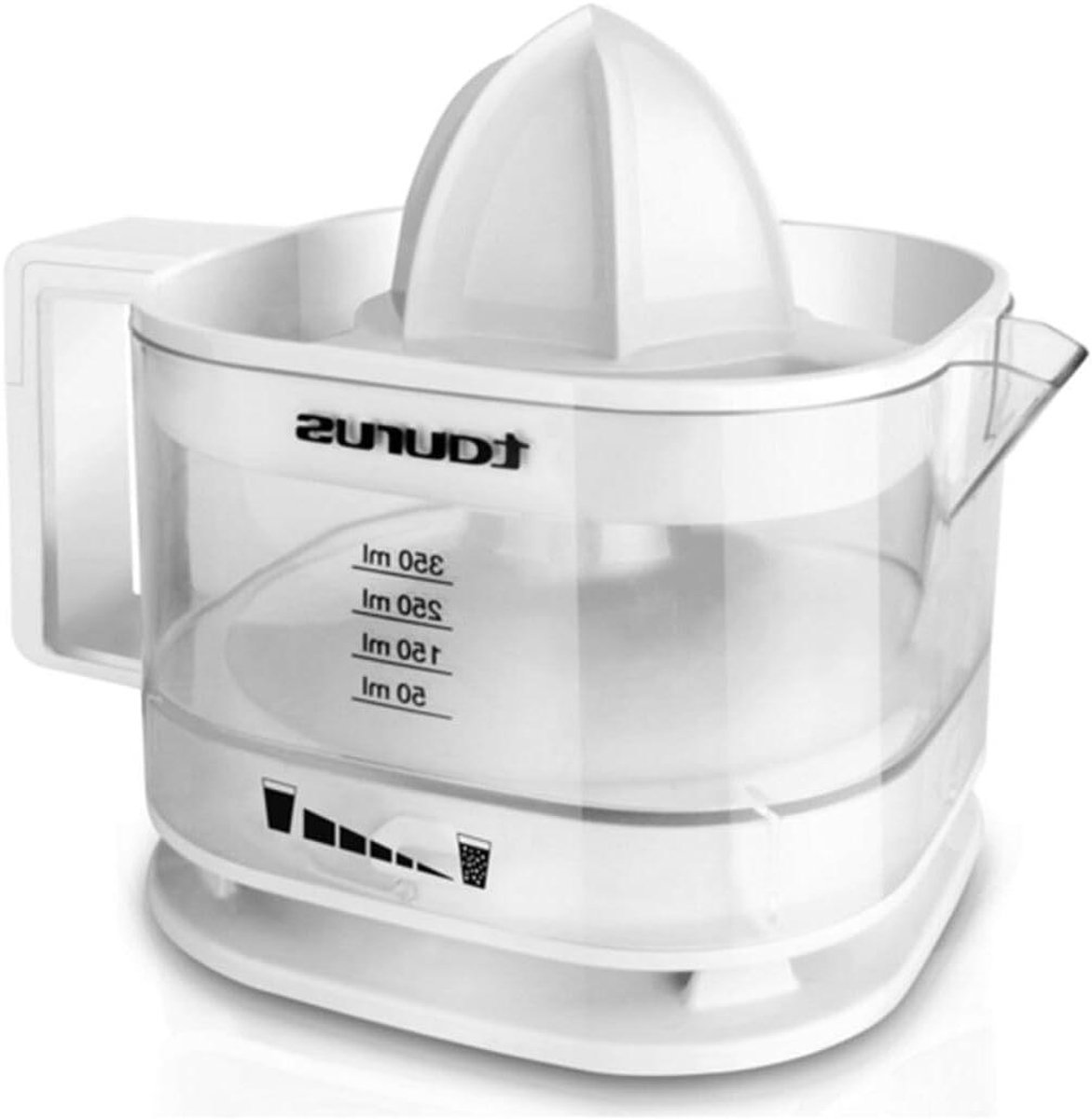 Elektrische Citruspers - Sapcentrifuge - Verse Sappen Maken - Compact Ontwerp - 0.35 Liter - Zilverkleurig
