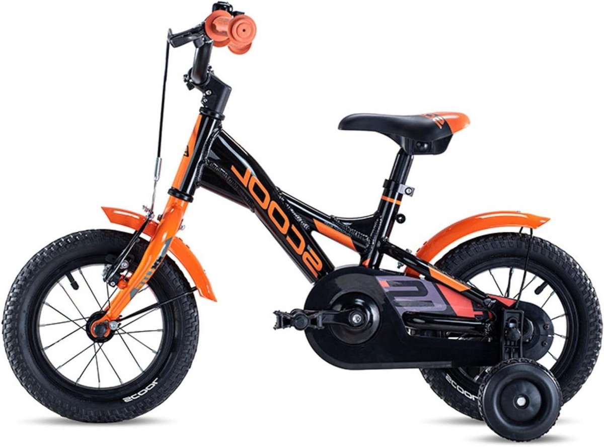 Kinderfiets - Jongensfiets Schoolfiets - Leren Fietsen - Lichtgewicht Frame - 12 Inch - Zwart