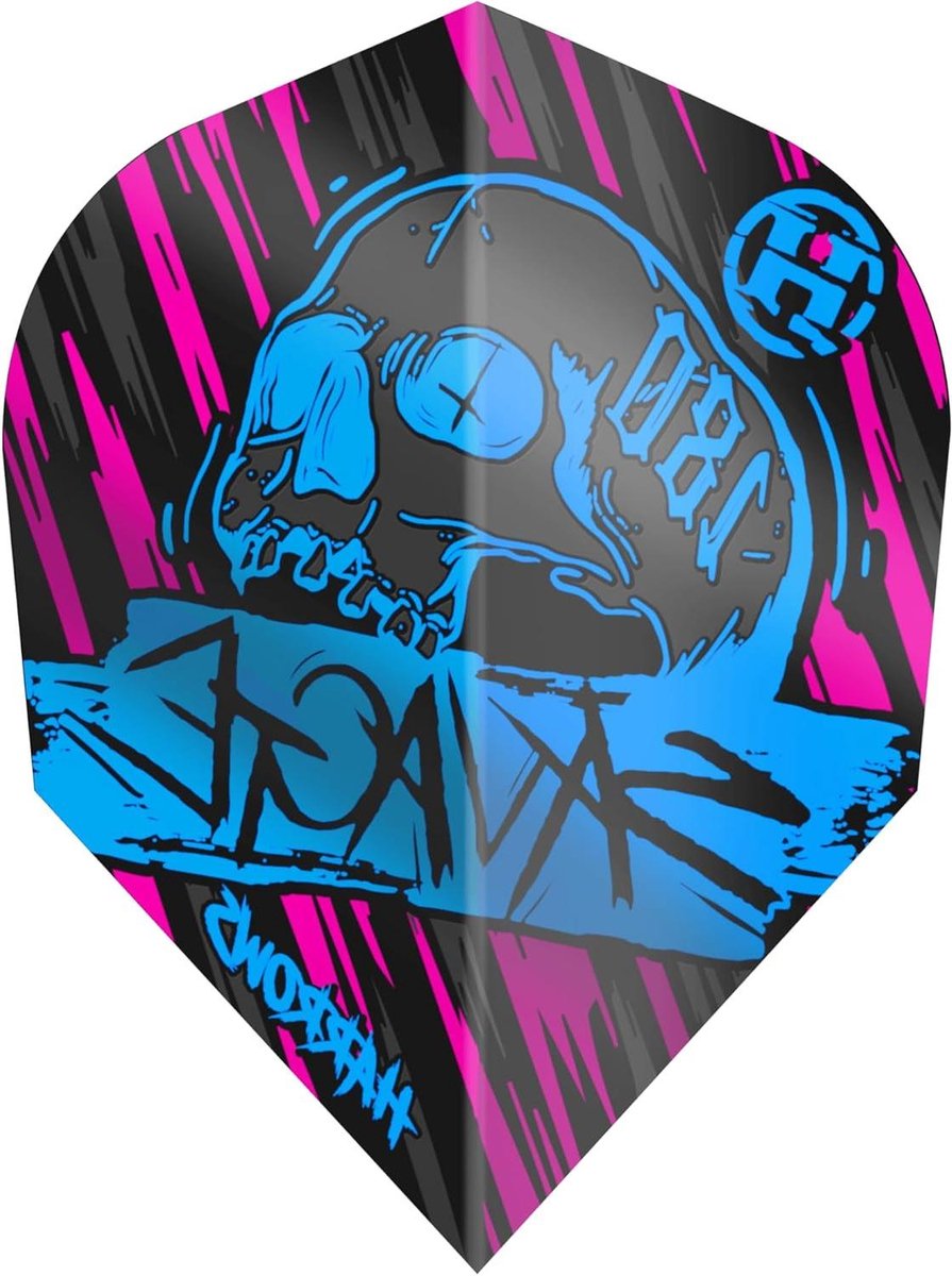 Dart Flights - Vliegers - Darten - Savage Aqua - 11 x 7 x 1 cm - Roze