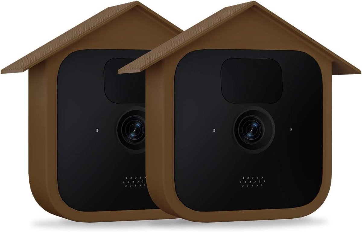 Beschermhoes Camera - Camera Skin - Beveiliging Thuis - Stof- en Waterbestendig - 2 stuks - Bruin