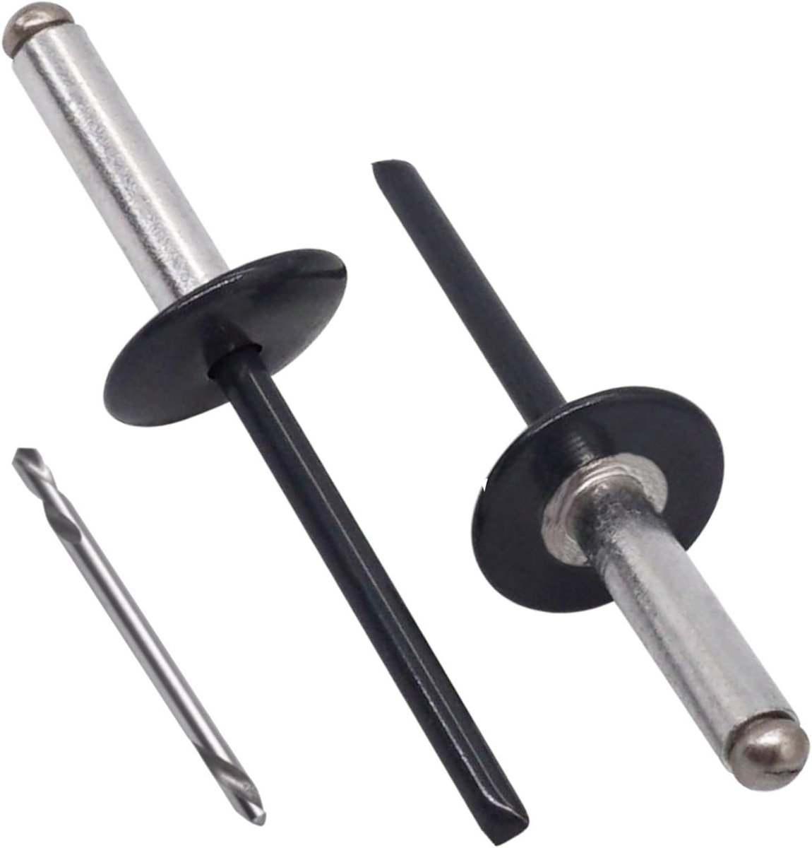 Blindklinknagels - Bevestigingsnagels - Materiaal Verbinden - Grote Flens - 48 x 20 mm - Antracietgrijs