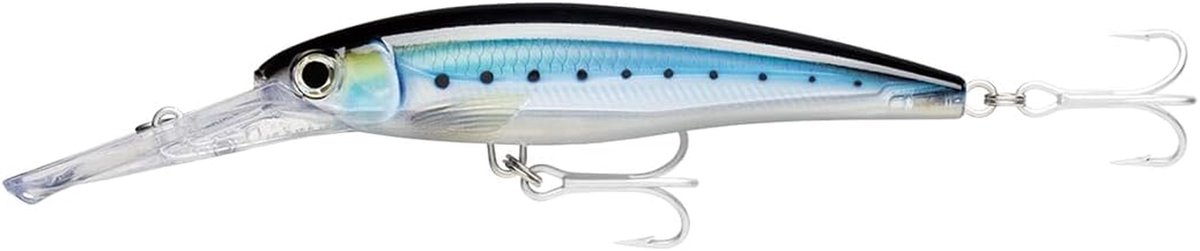 Kunstaas - Zwevend aas - Vissen - Grote actie - 40 cm - Noir/Blauw/Wit