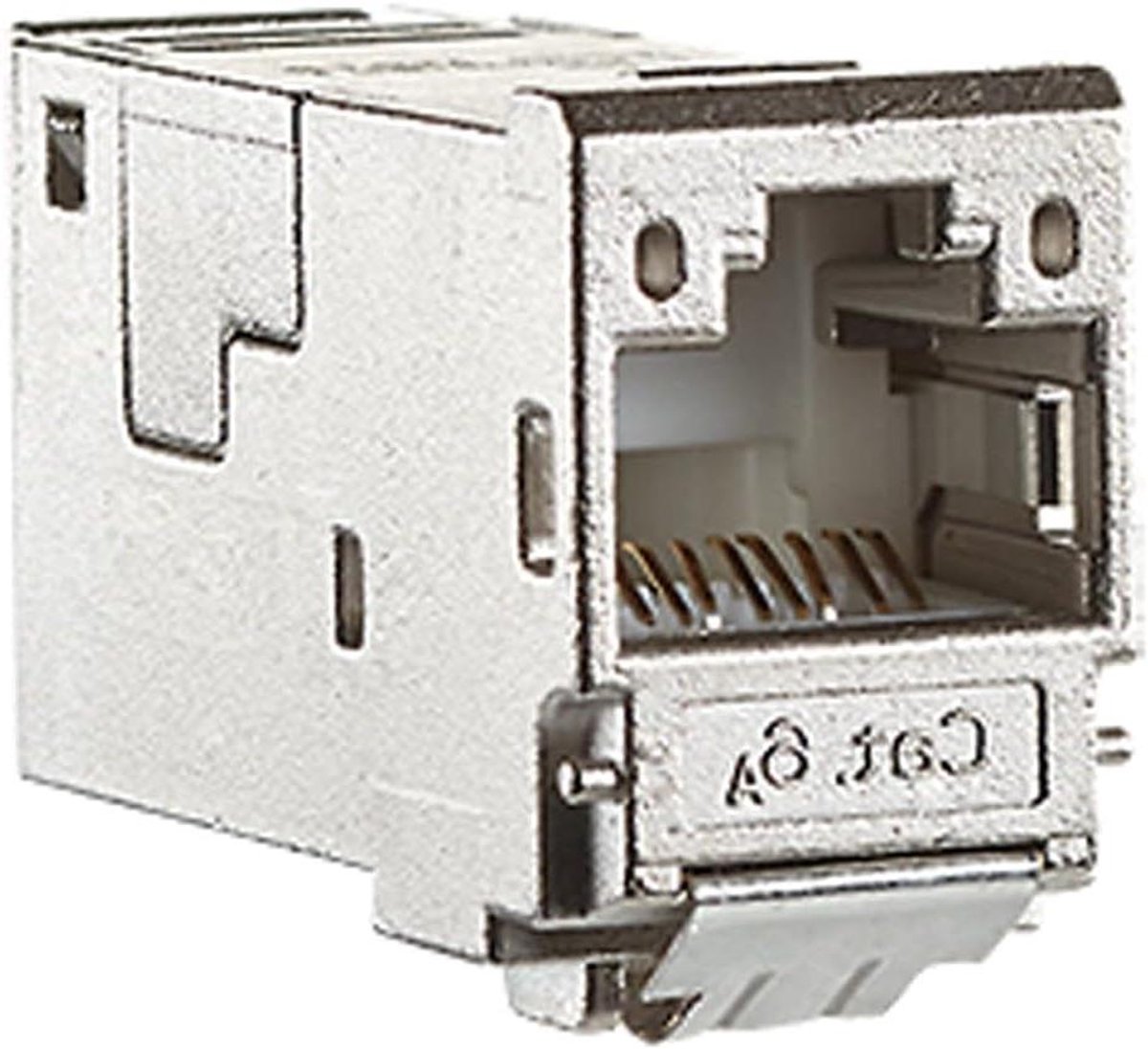 E-DAT Module - Netwerk Connector - Bekabeling Monteren - Tool-Free Montage - Cat.6A - Metaal