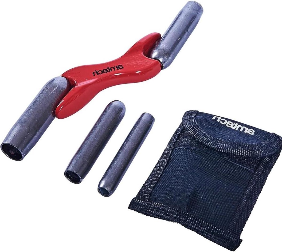 Voeggereedschap Set - Metsel Jointer - Metselwerk Afwerken - 4 Verwisselbare Maten - 23 cm Handvat - Grijs