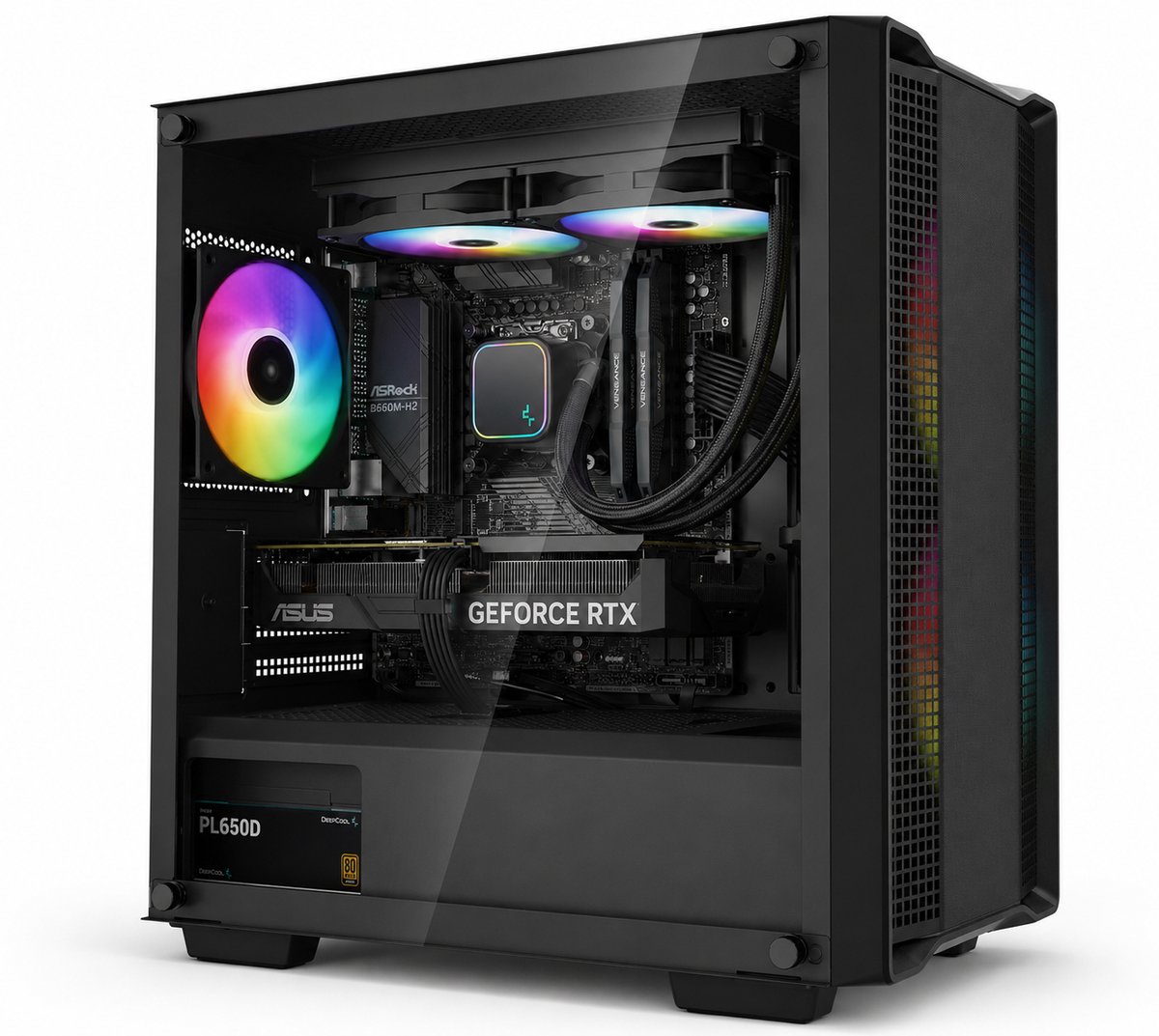 Gaming PC RTX 5060 Ti 8GB – Intel Core Ultra 5 – 16GB DDR5 – 480GB SSD – WiFi – RGB Gaming Computer voor Fortnite, GTA V, Warzone, Minecraft & Streaming