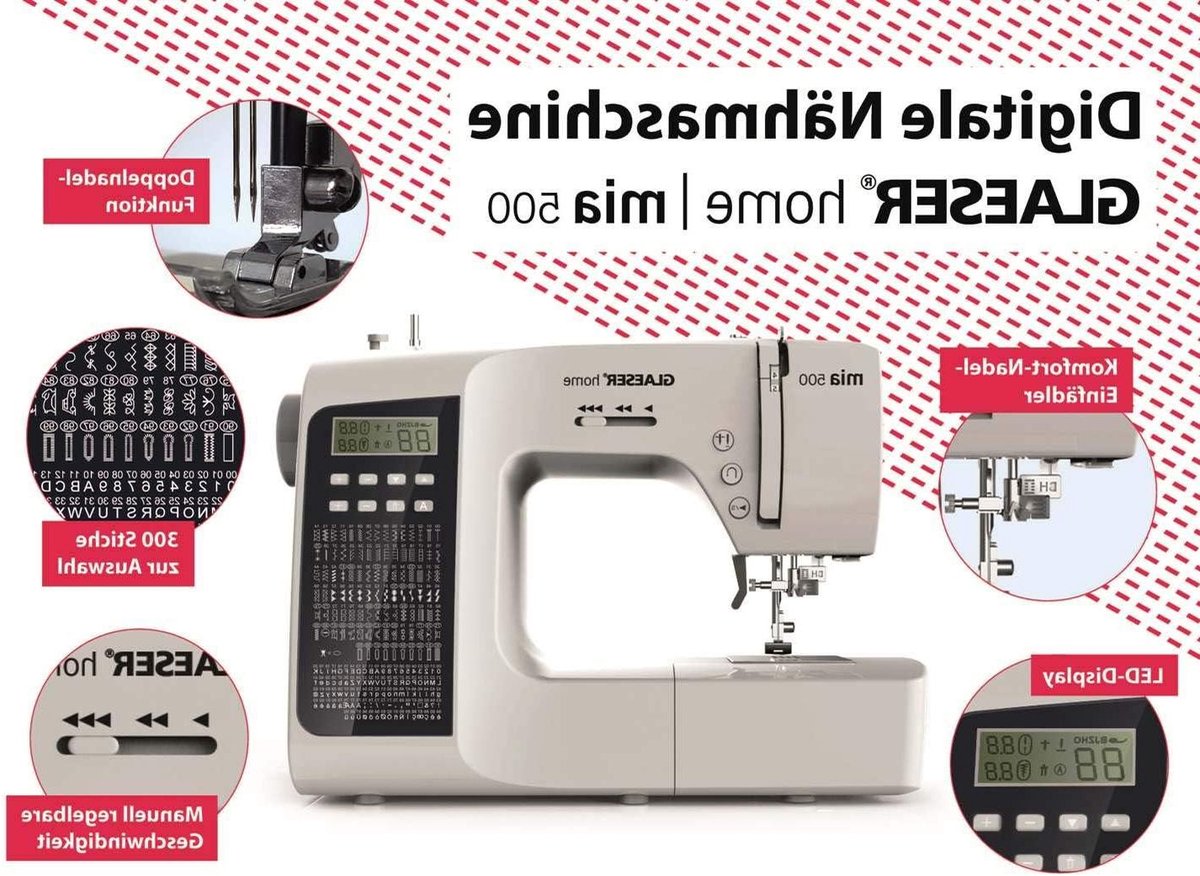 Digitale Naaimachine - Elektronische Naaimachine Hobby Naaimachine - Kleding Maken - 300 Steekvarianten - 46 x 255 x 345 cm