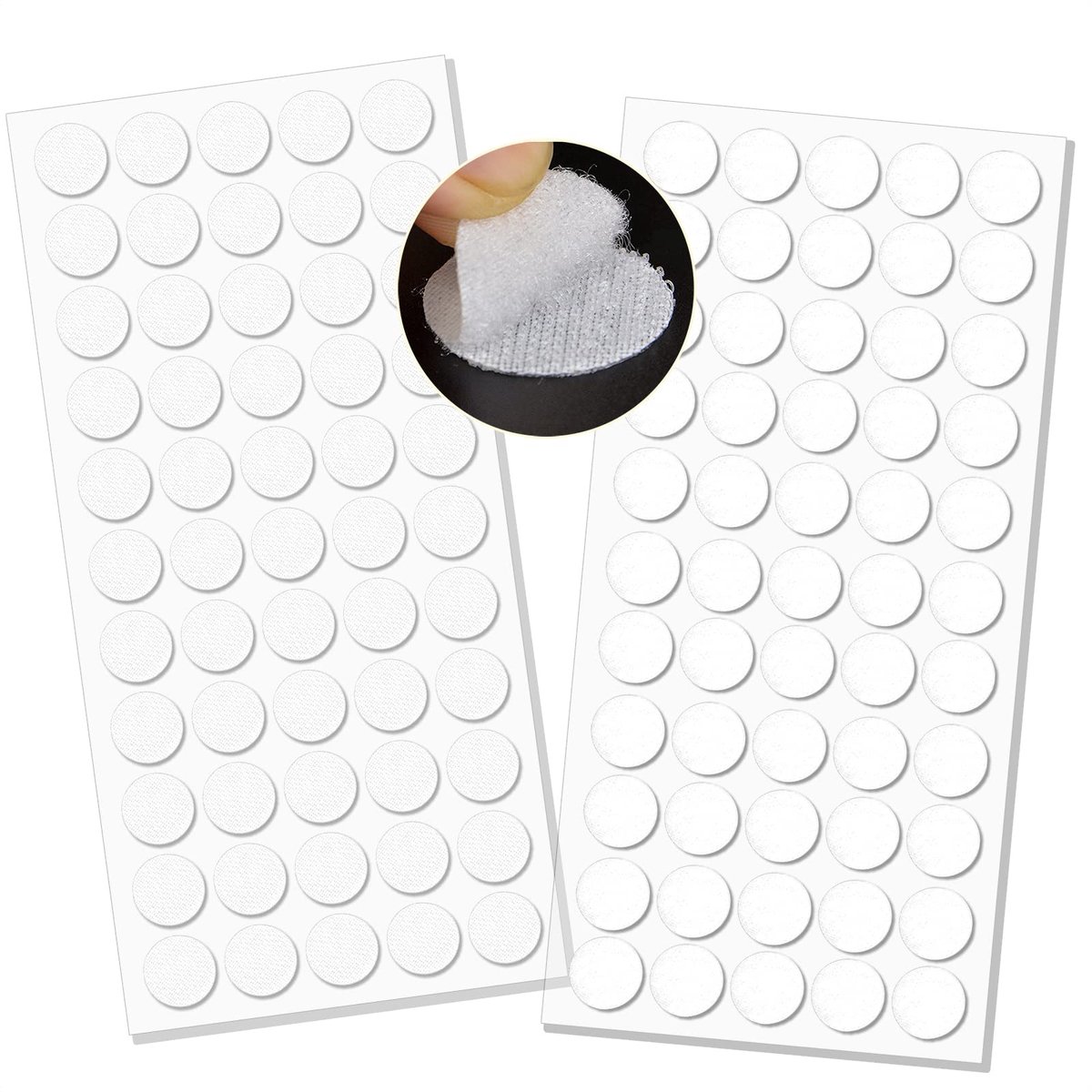 lijm, 20 mm, rond, dubbelzijdig, rond, dubbelzijdig, rond, dubbelzijdig, rond, 45 paar (90 stuks)