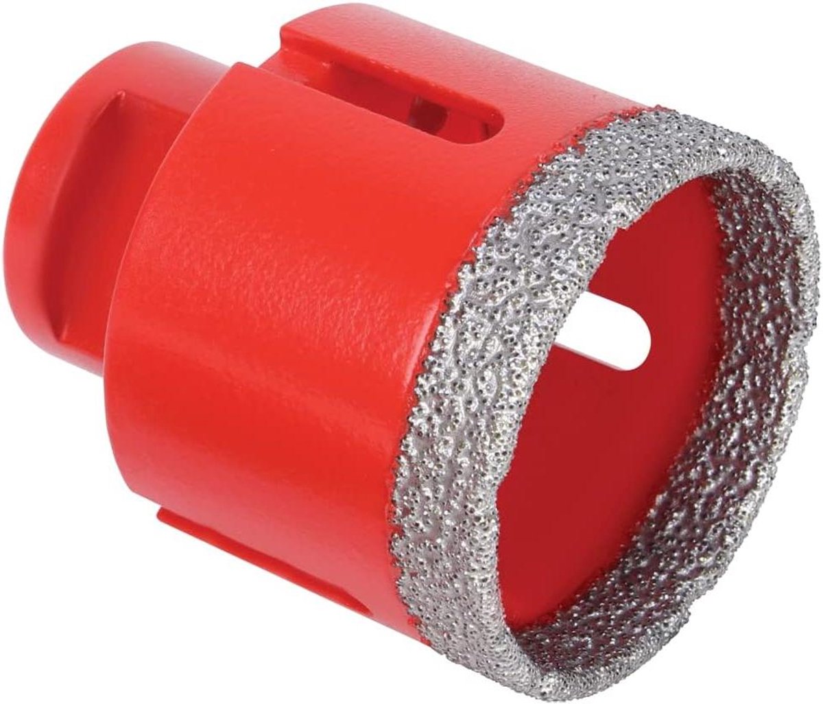 Diamantboor - Tegelboor Gatenzaag - Droog Boren - Vacuüm BRAZED - Ø 50 mm - Zilver